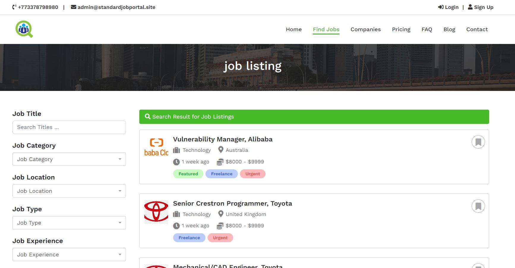 job portal